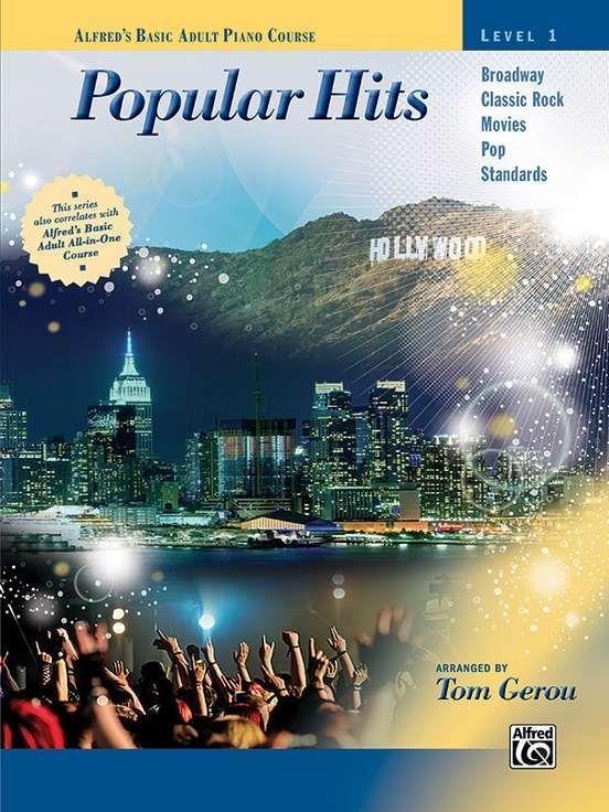 AB ADULT PIANO COURSE POPULAR HITS LEV 1 - GEROU TOM