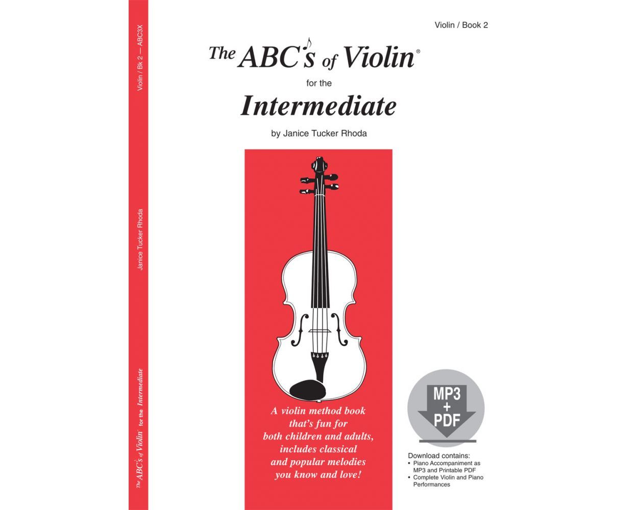 ABCS OF VIOLIN BK 2 INTERMEDIATE BK/CD - RHODA