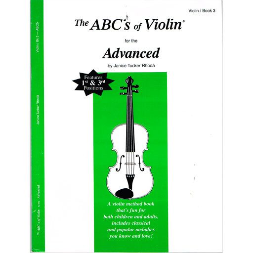 ABCS OF VIOLIN BK 3 ADVANCED BK/CD - RHODA