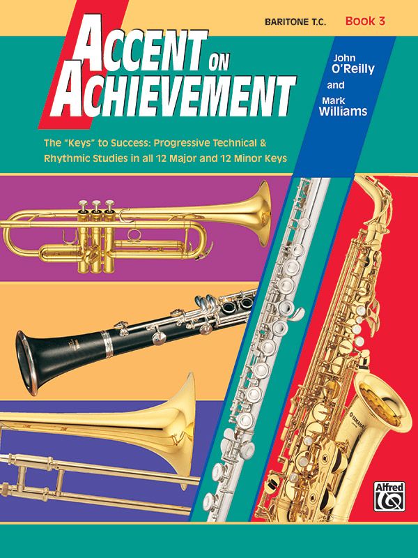 ACCENT ON ACHIEVEMENT BK 3 BARITONE TREBLE CLEF - JOHN OREILLY|MARK WI