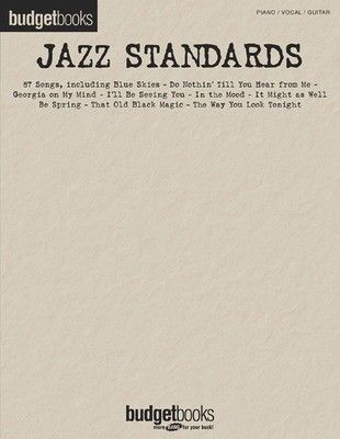 BUDGET BOOKS JAZZ STANDARDS PVG BUDGET BOOKS JAZZ STANDARDS PVG