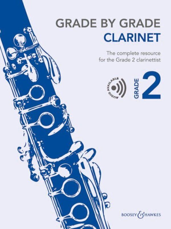 GRADE BY GRADE CLARINET GR 2 BK/OLA