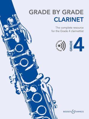 GRADE BY GRADE CLARINET GRADE 4 BK/OLA