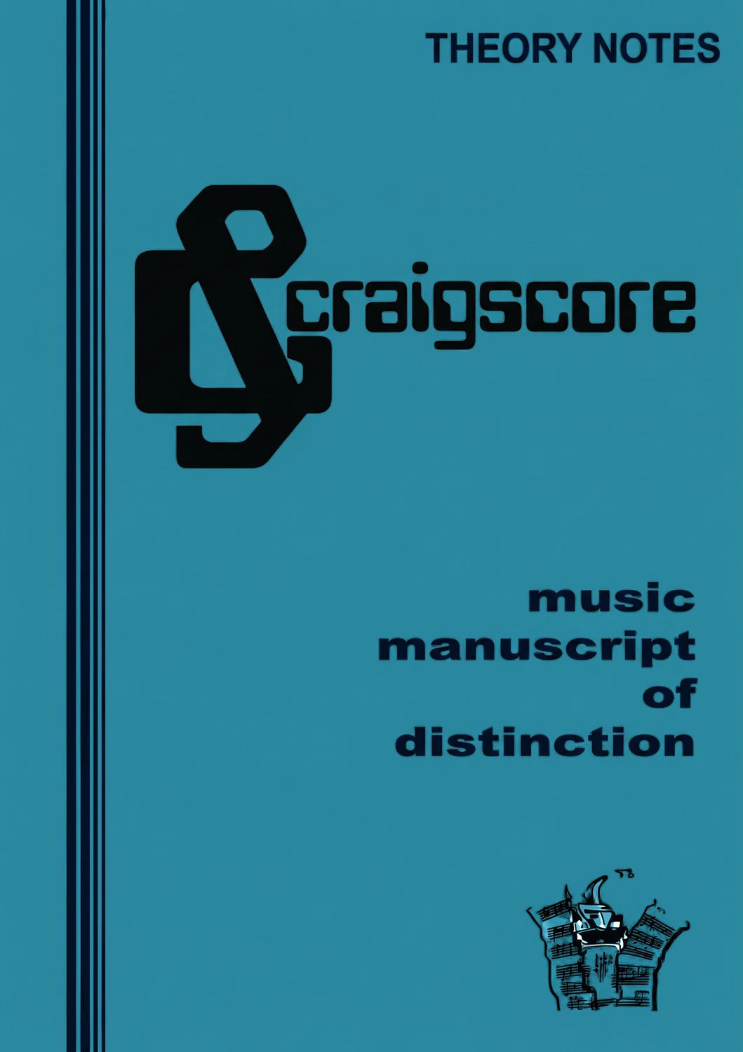 Craigscore 10 Stave Manuscript Theory Notes Book