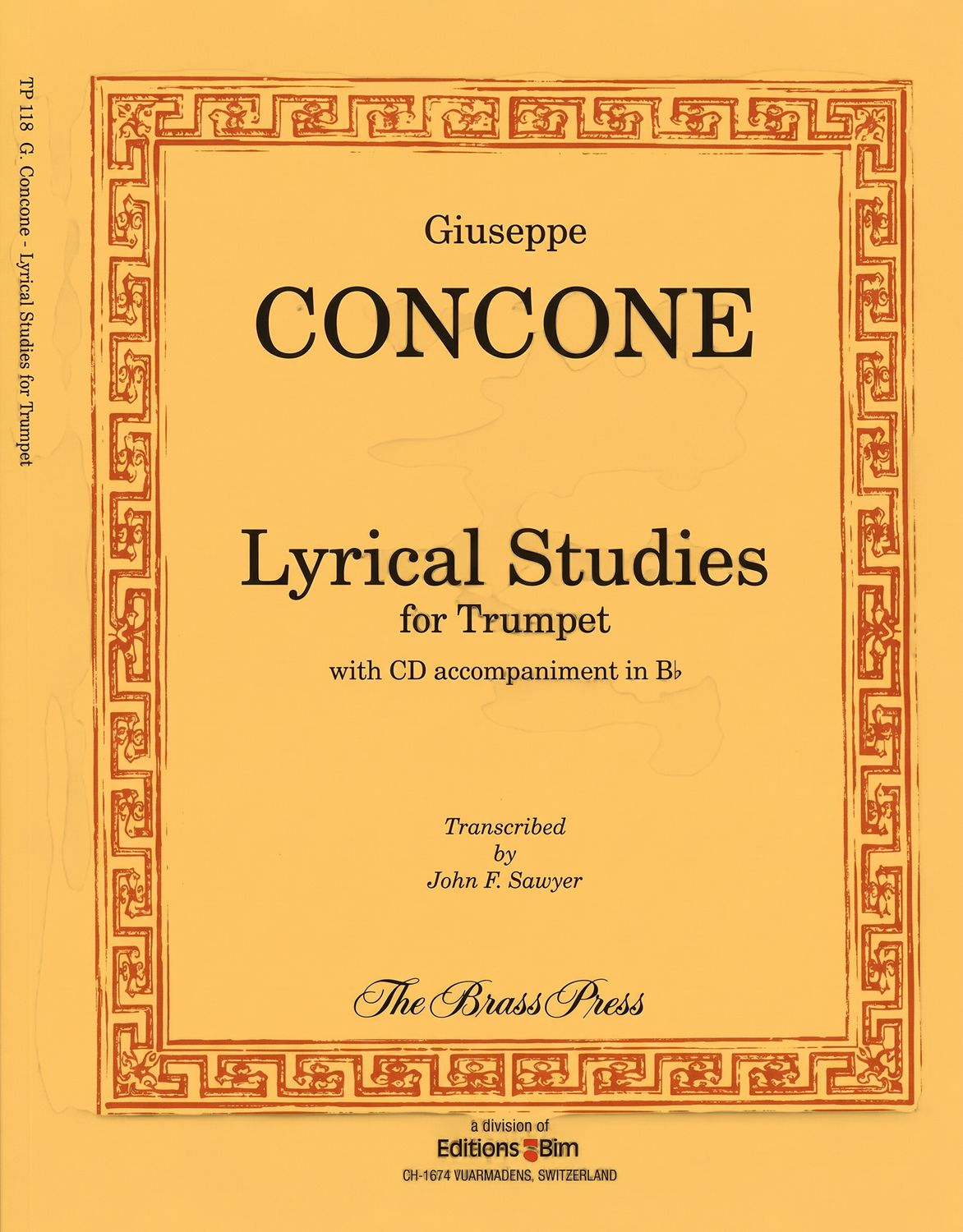 LYRICAL STUDIES for Trumpet - Concone