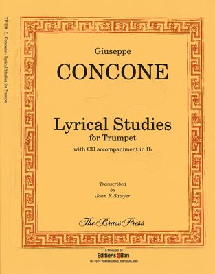 LYRICAL STUDIES for Trumpet - Concone