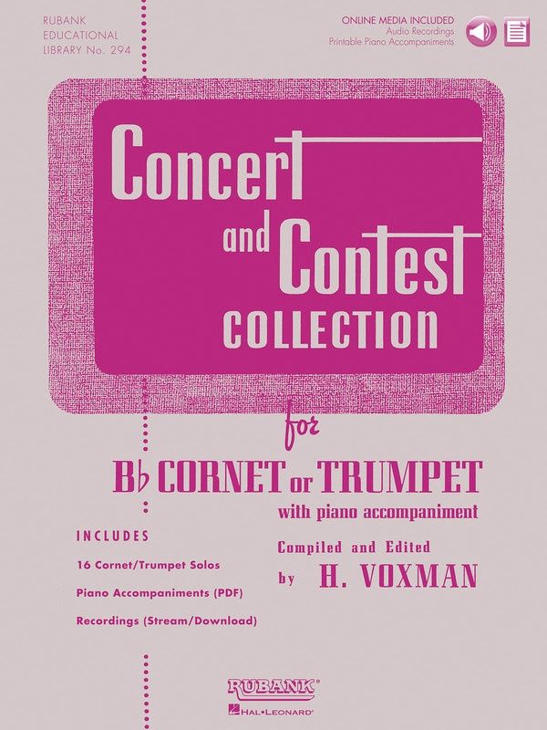 CONCERT AND CONTEST COLLECTION Trumpet BK/OLM - Voxman