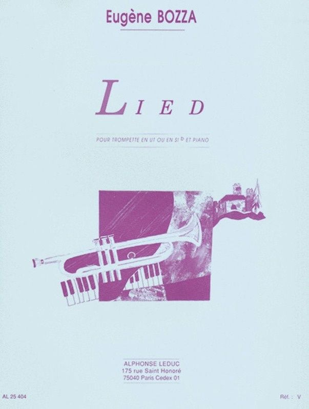 LIED for Trumpet and Piano - Bozza