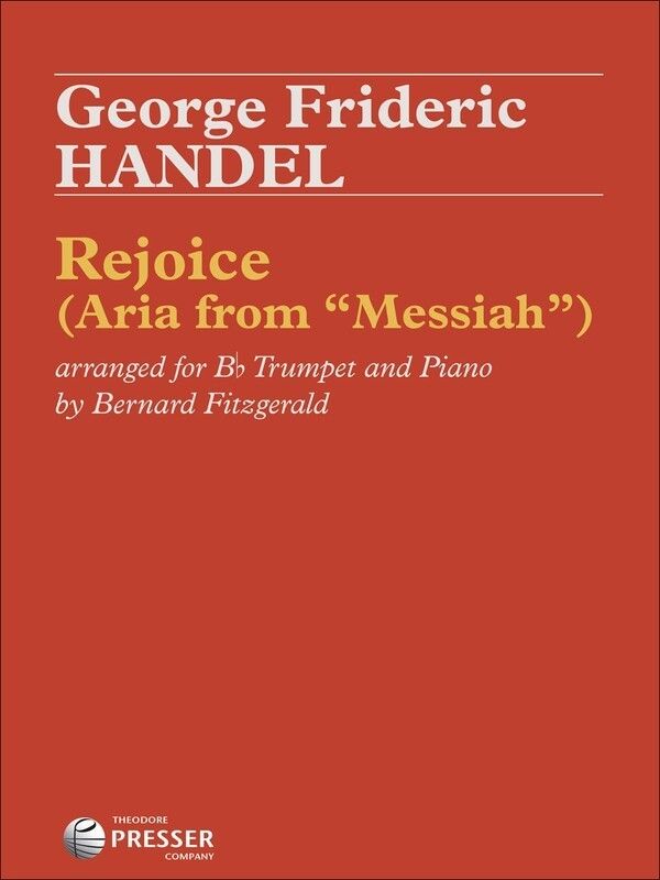 REJOICE ARIA FROM MESSIAH Trumpet/Piano - GF Handel