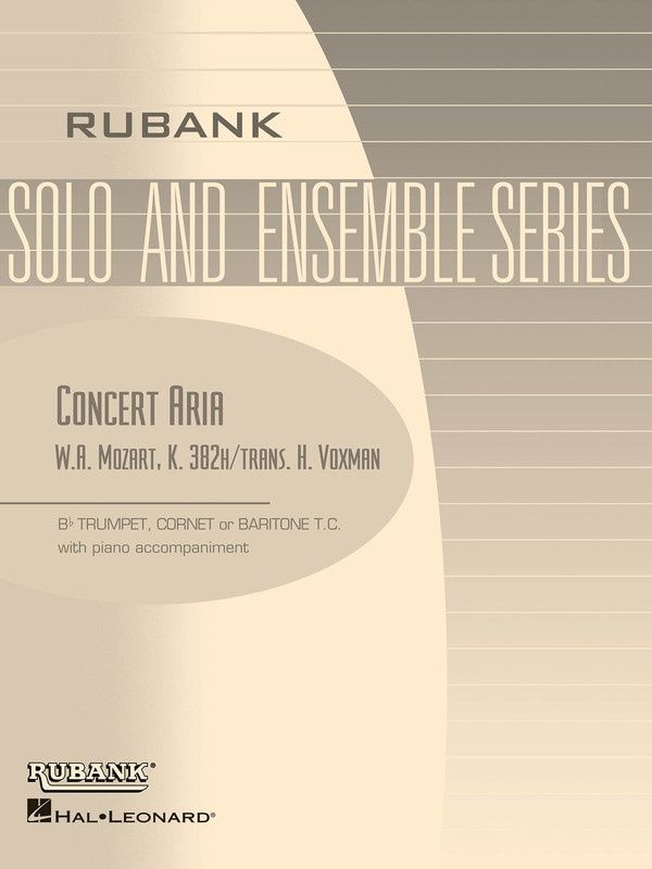 CONCERT ARIA trumpet/piano - Mozart