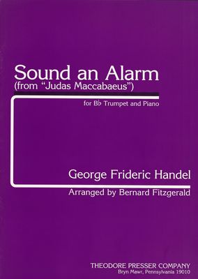 SOUND AN ALARM trumpet/piano - HANDEL arr.  Bernard Fitzgerald