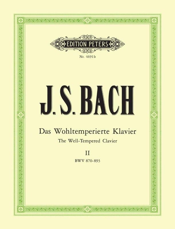 BACH - The Well-Tempered Clavier VOL 2 URTEXT