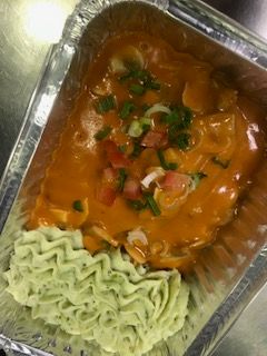 Rundstong met madeirasaus en puree