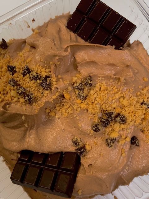 Huisbereide chocolademousse