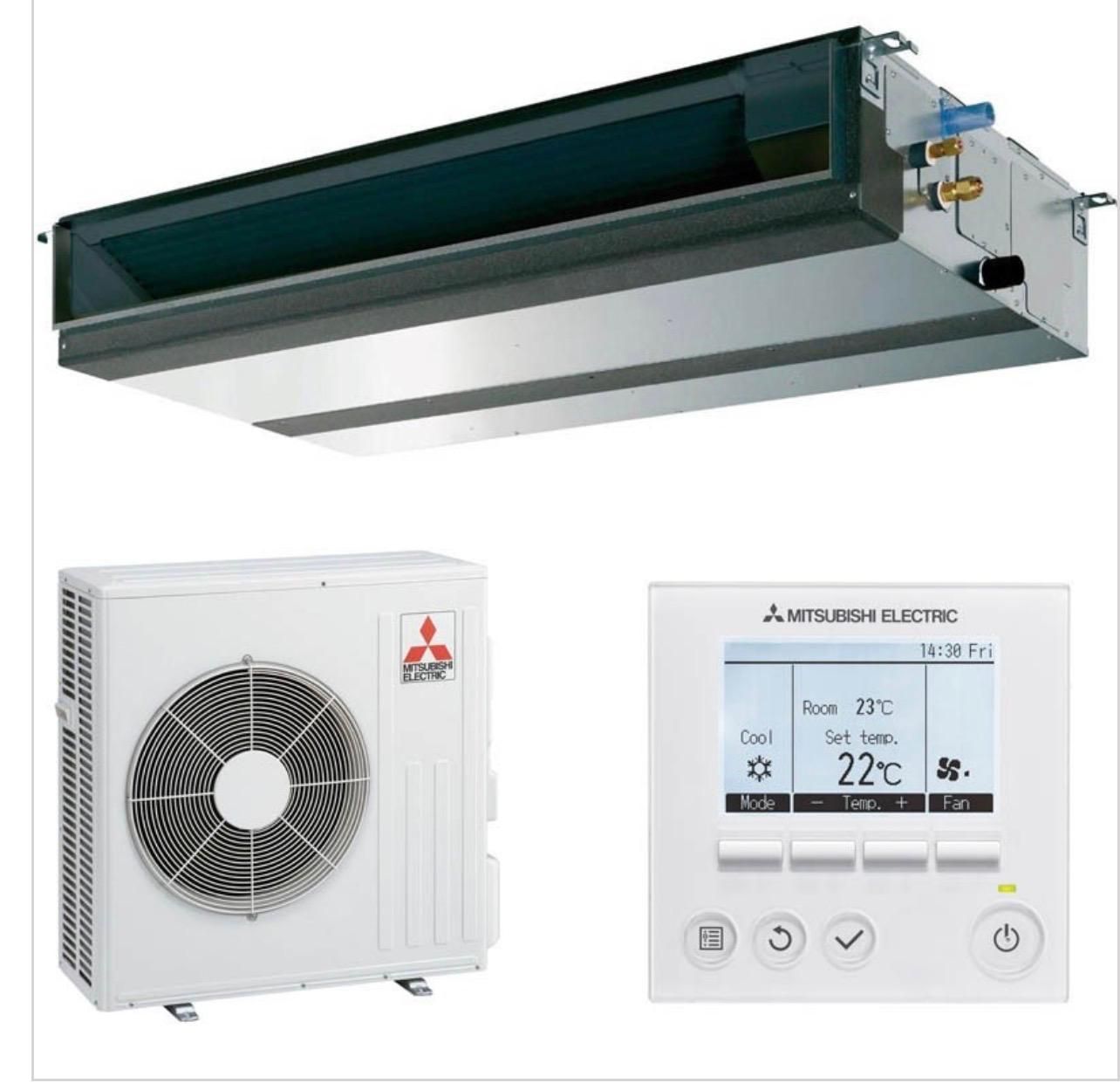 Conductos Mitsubishi PRO MGPEZ-71VJA2 (Instalación básica incluida) Conductos Mitsubishi PRO MGPEZ-71VJA2 (Instalación básica incluida)