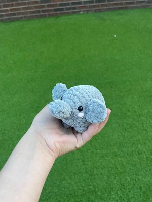 Cute Crochet Elephant Plush Doll