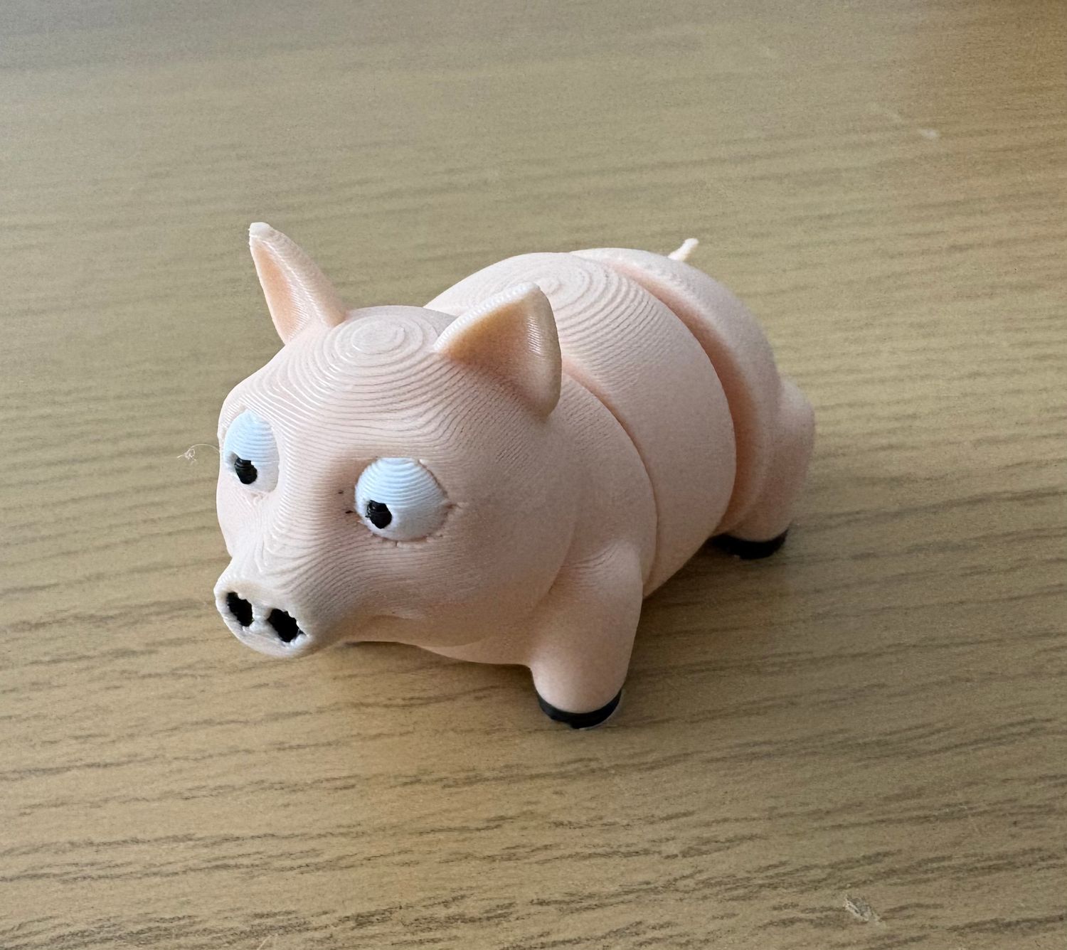 3D Printed Flexi Pig Multicolour