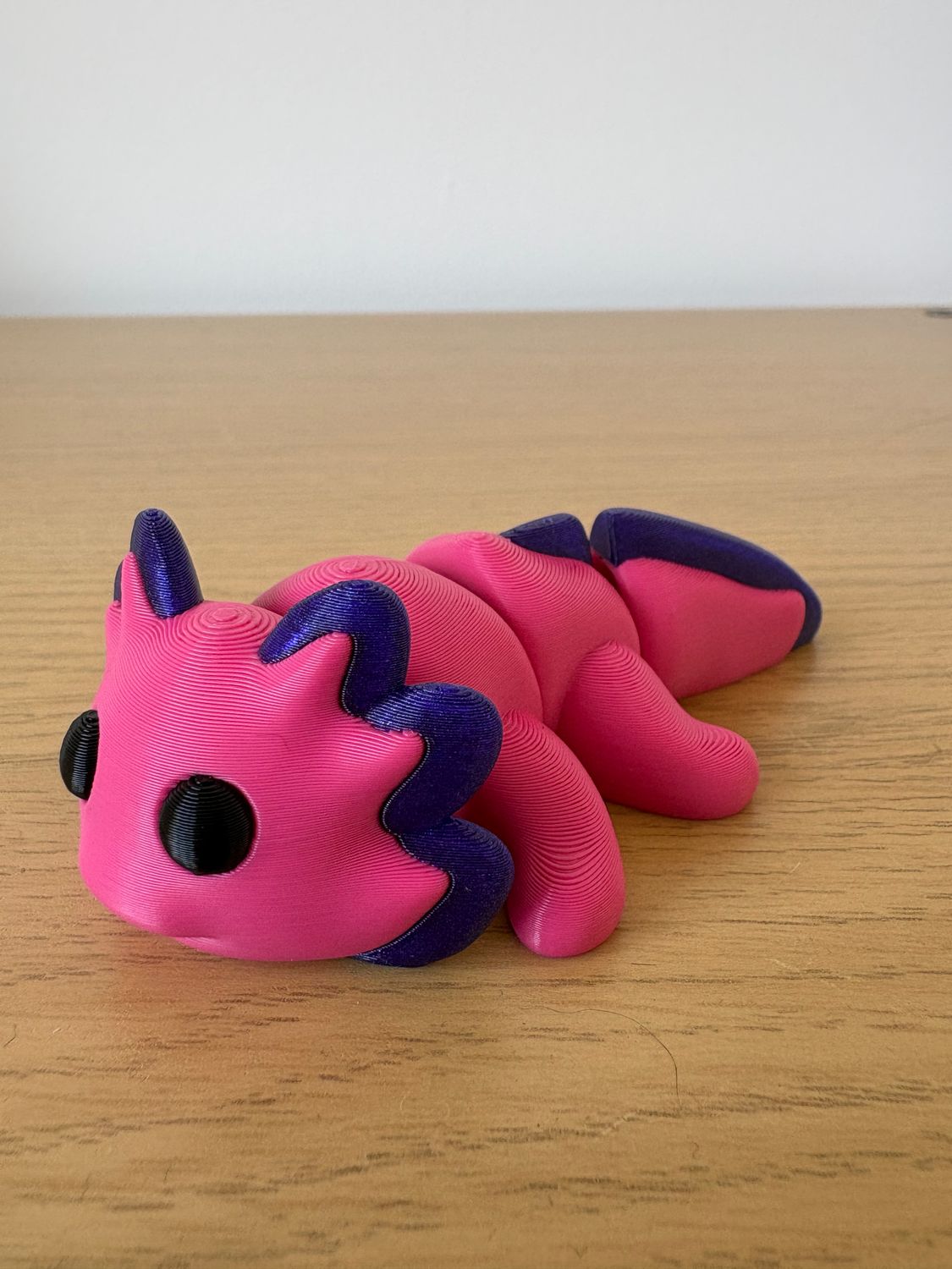 3D Printed Axolotl Multicolour