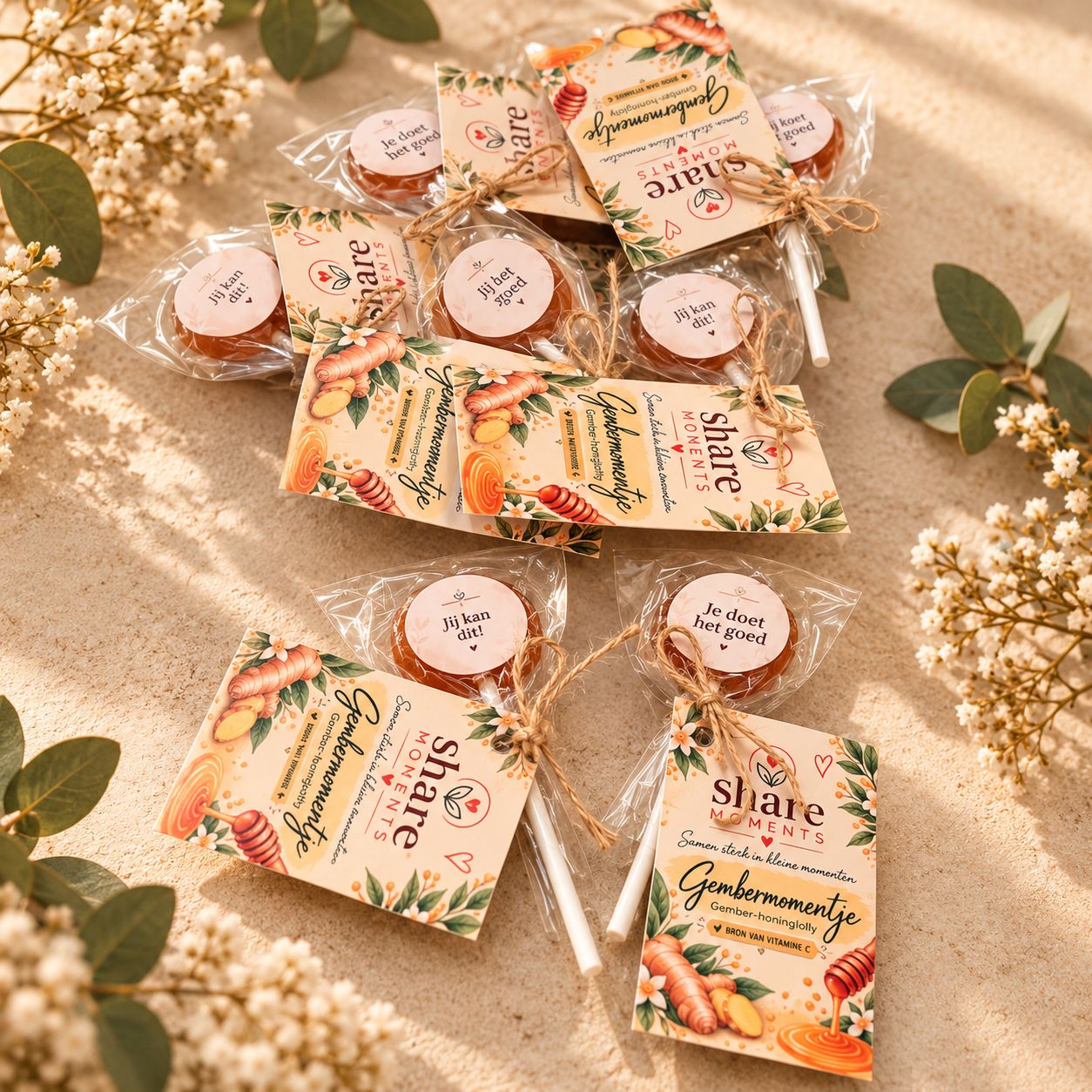 Krachtige Gember- Honing Lolly met vitamine C Krachtige Gember- Honing Lolly met vitamine C