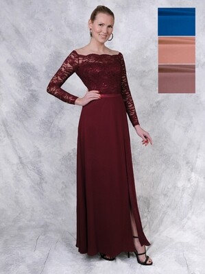 Mother of the Bride Dress Cardi Burgundy Size 18-20
