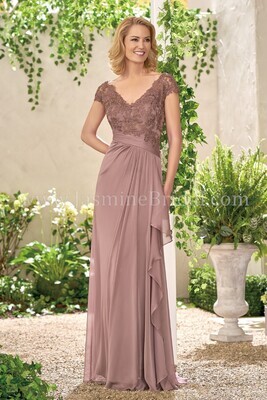 Jade Mother of the Bride Dress J175001 Latte  Size 18