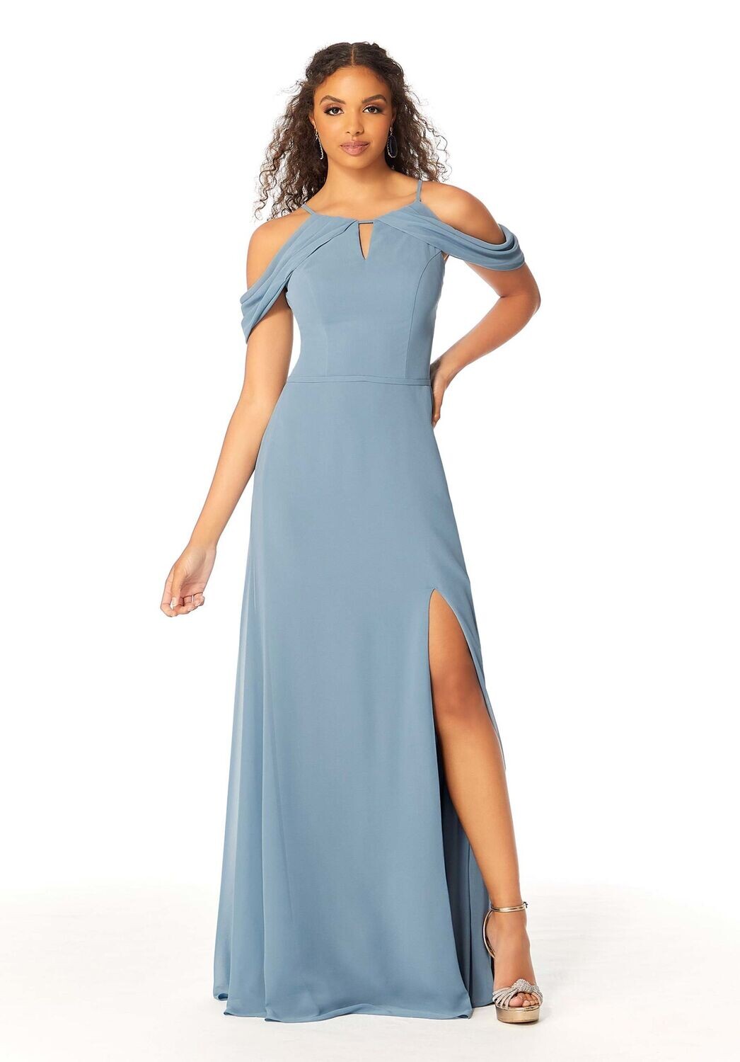 Morilee Bridesmaid Dress 21809 Slate Size 14
