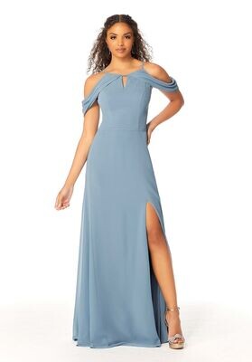 Morilee Bridesmaid Dress 21809 Slate Size 14