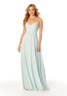 Morilee Bridesmaid Dress 21811 Seaglass Size 6