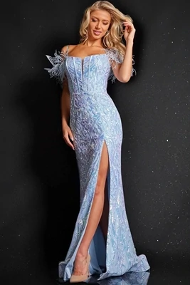 Jovani Dress 36419 Black Size 14