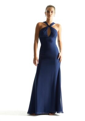 Morilee Bridesmaid Dress 21848 Sapphire Size 8