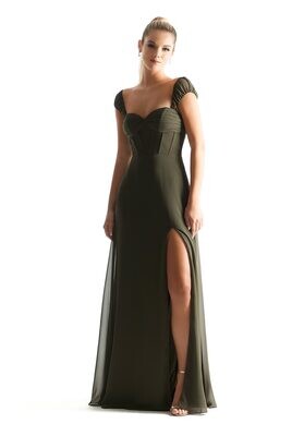 Morilee Bridesmaid Dress 21855 Thyme Size 8