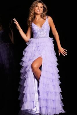 JVN by Jovani Dress JVN37001 Lilac Size 6