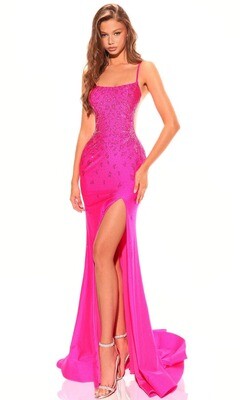 Amarra Dress 88795 Bright Pink Size 00,0,8