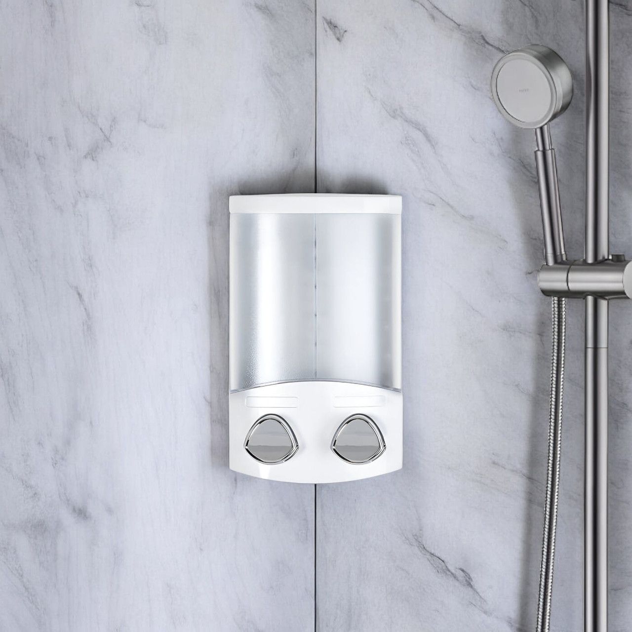 Two-Chamber Wall Mount Soap Dispenser