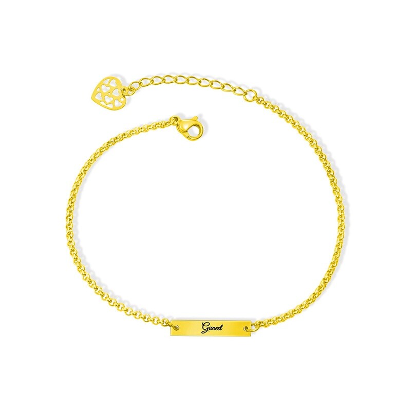Women's Custom Bar Anklet