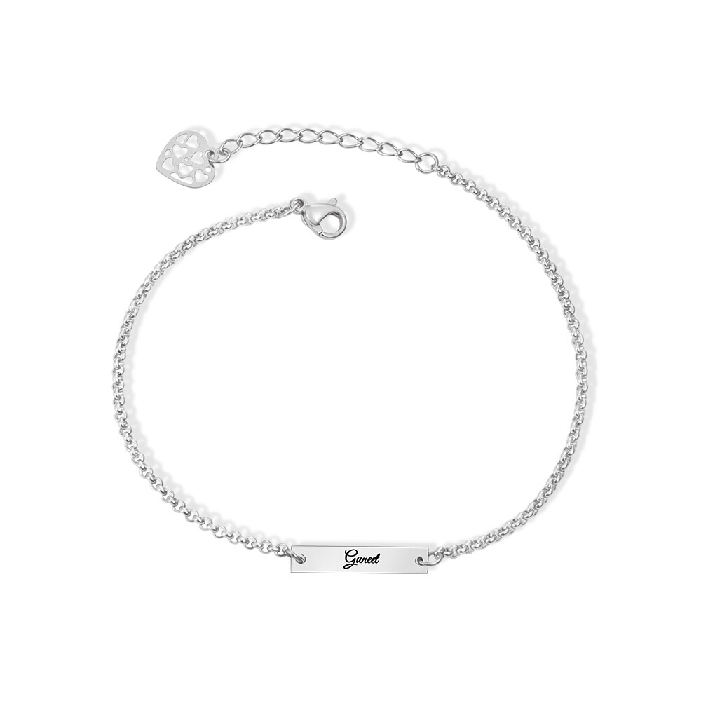 Women&#39;s Custom Bar Anklet