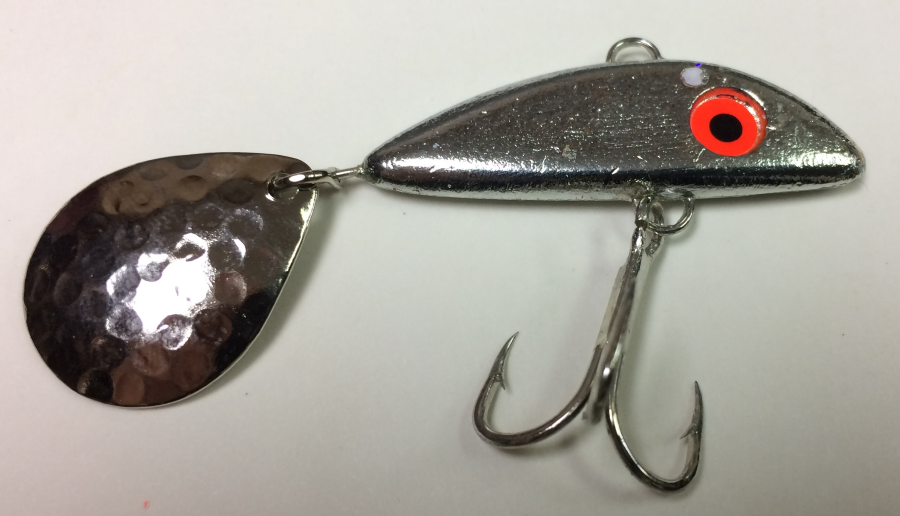 Manns Fishing Lure WB2 Little George Sinking Tailspinner Jig 1/2 oz 