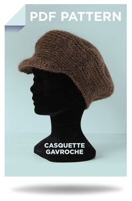 Patron Crochet - Casquette Gavroche au crochet