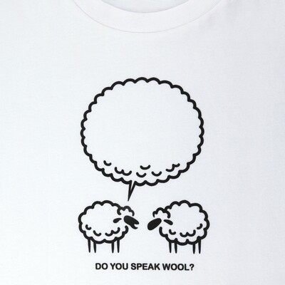 T-shirt bio unisexe "Do you speak wool ?"