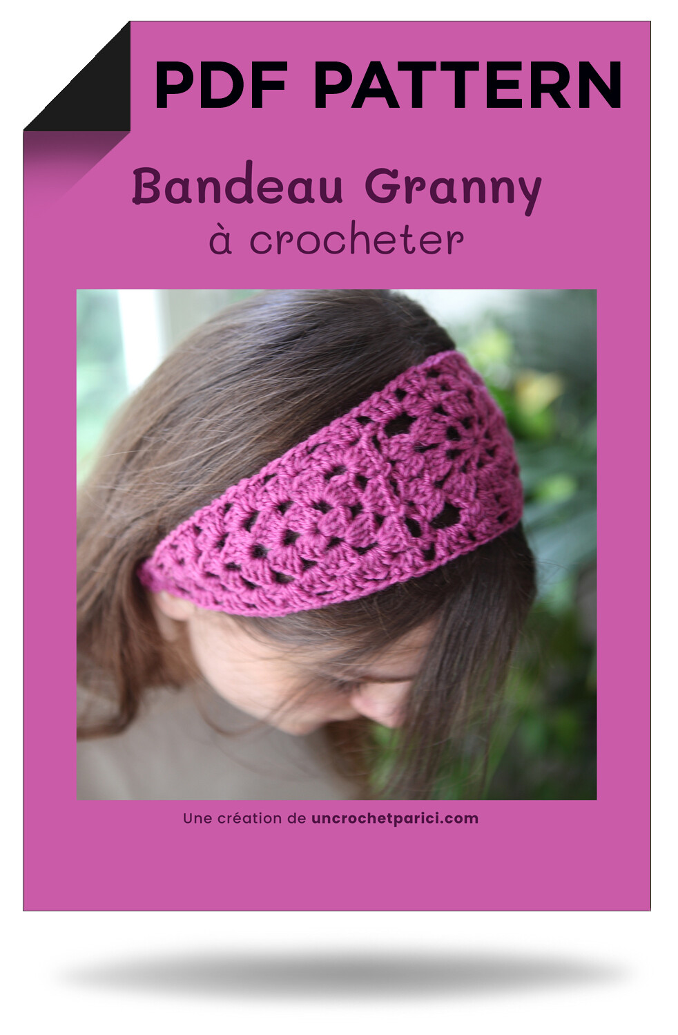 Patron Crochet - Bandeau Granny
