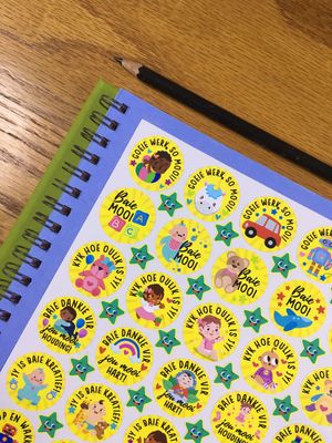 Baby Theme 1 Reward Stickers - Afrikaans