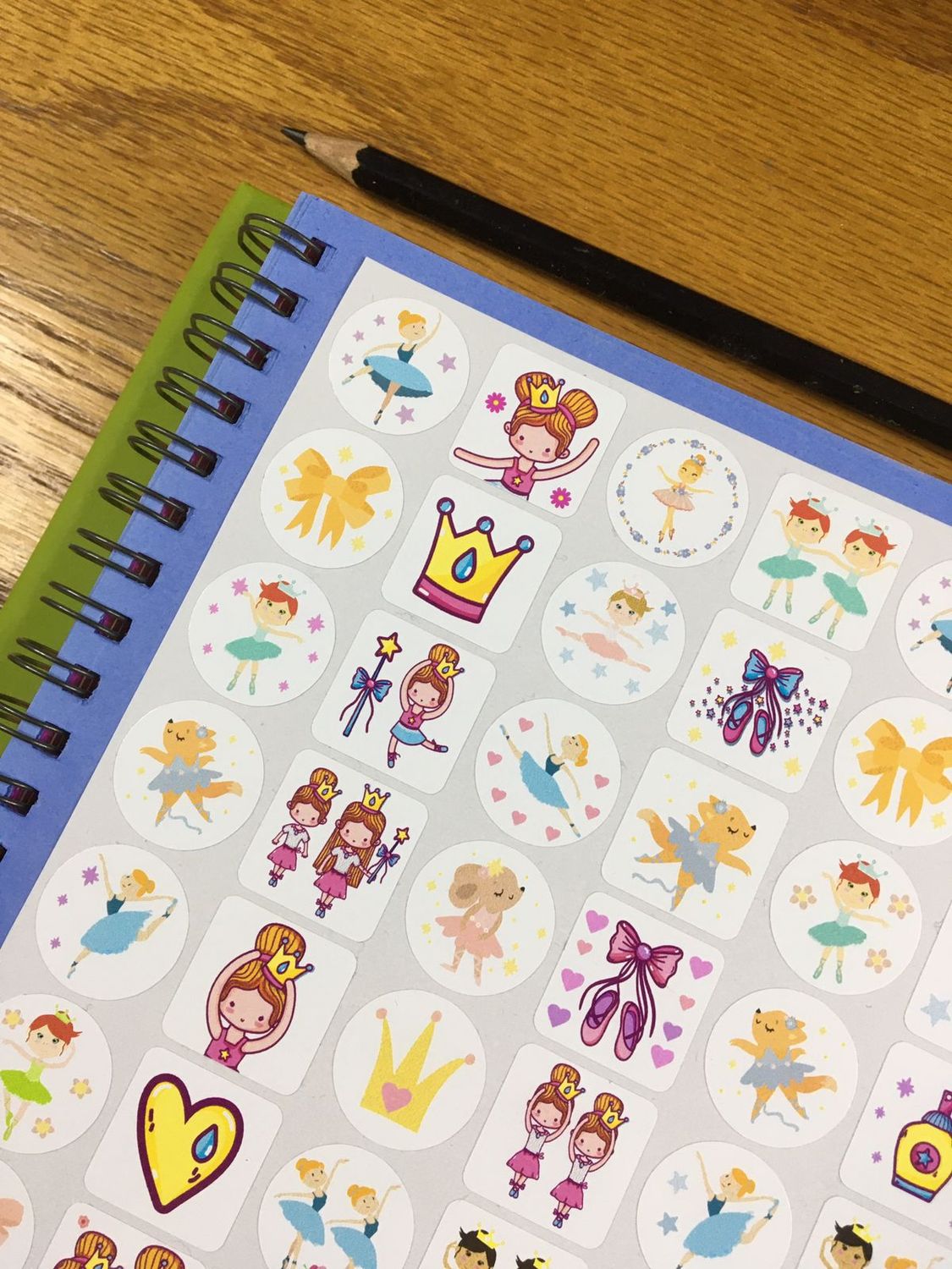 Ballerina Theme 3 - NO WORDS Stickers