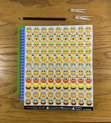 Emotions Smiley Theme 3 - NO WORDS Stickers