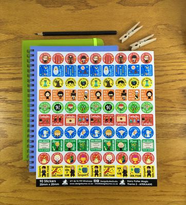 Harry Potter Magic Theme 2 Reward Stickers - Afrikaans