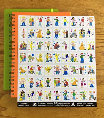 Kipper and Friends Theme 3 - NO WORDS Stickers