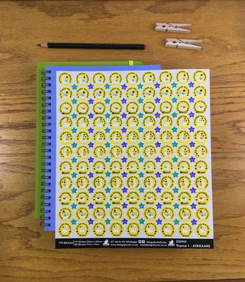 Llama Theme 1 Reward Stickers - Afrikaans