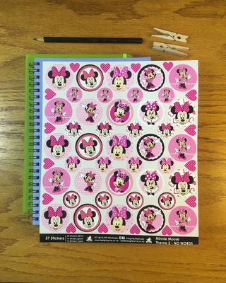 Minnie Mouse Theme 2 - NO WORDS Stickers