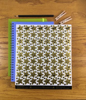 Gold Stars Theme 5 - NO WORDS Gold Stickers
