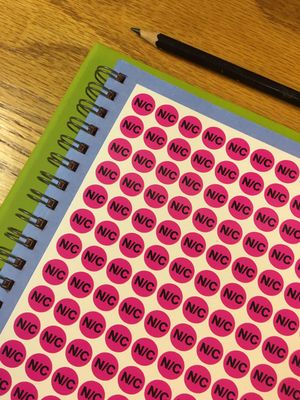 Teacher Code Stickers: Nasorg / Correction - Pink - N/C