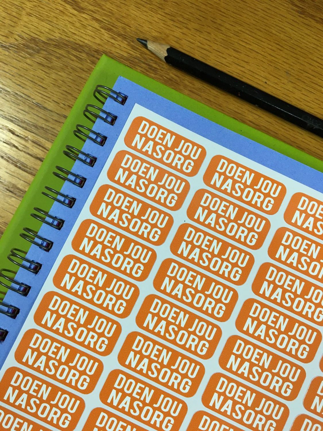 Teacher Notes: Doen jou Nasorg